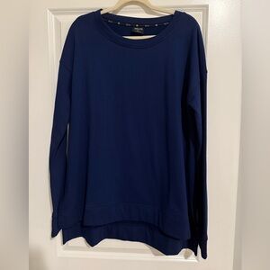 ZELOS Women's Navy Sweatshirt